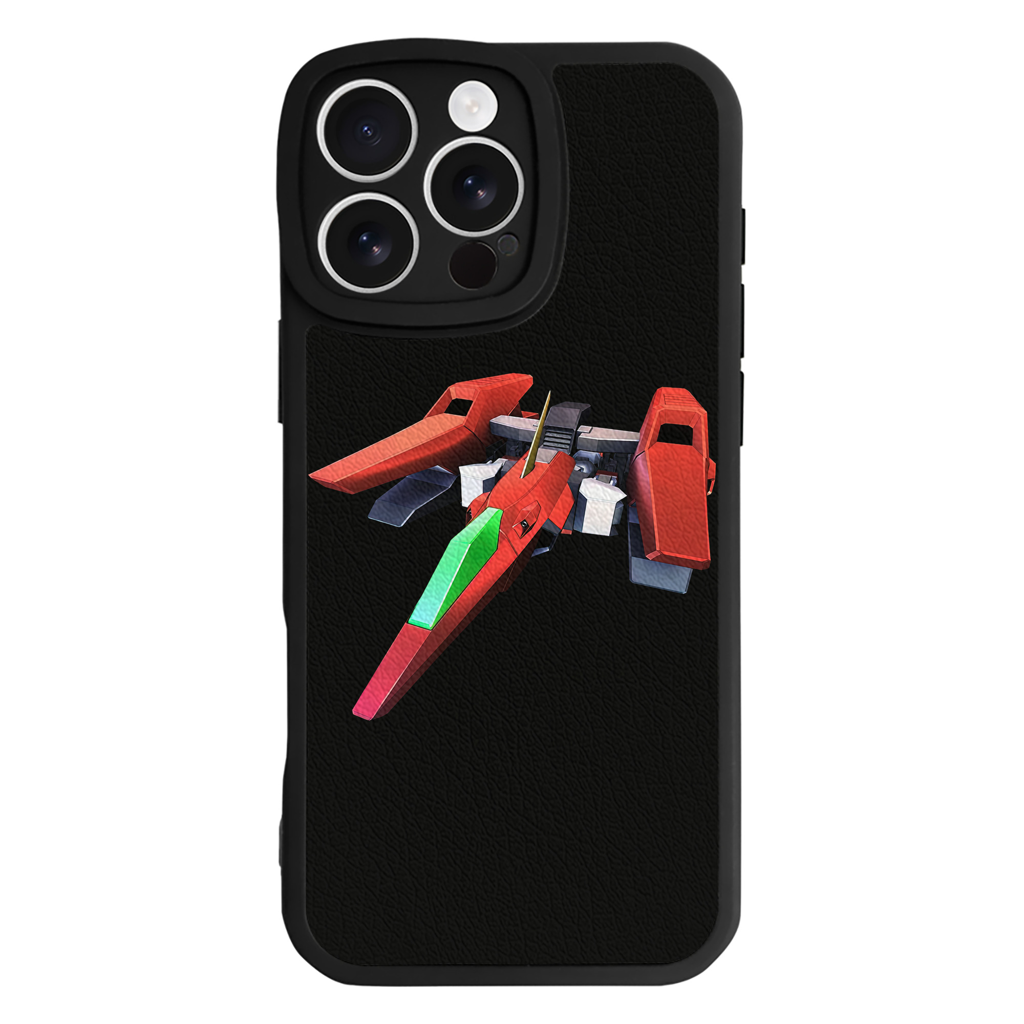 （画像用） 機動戦士ガンダム Mobile Suit Gundam 【iPhone 16シリーズ対応】シリコンスマホケース（レザー調） 材質：シリコン